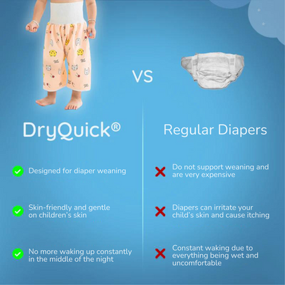 DryQuick® - Leak-proof diaper pants/skirt for dry nights